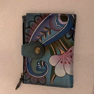 Anuschka Handpainted wallet never used